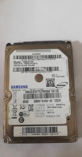 Disco Duro Sata Samsung Hm321hi Dañado Para Laptop