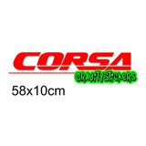 Vinilo Corsa 58x10cm Calcomanía Sticker Parabrisas Auto Sol