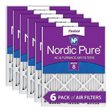 Filtros De Aire Ac Nordic Pure 20x24x1 Merv 8 (paquete De 6)