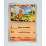 Carta Pokémon Tcg Scarlet & Violet 151 Charmander Común 004 