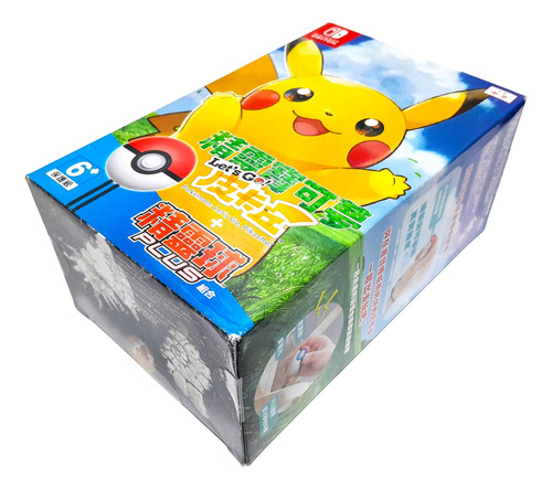 Pokemon Let's Go Pikachu Bundle + Pokeball Plus Novo 