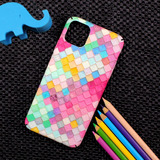 Funda Case Mosaico Colores Sirena Para iPhone 11 Pro Normal