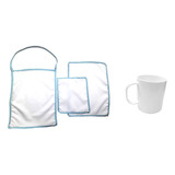 Set De Jardin Taza Servilleta Individual Tohalla Celeste