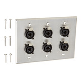 Sismica Sa-plate35 Acero Inoxidable De Audio Placa De Pared