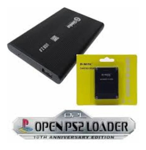 Kit Opl Hd E Memory Card Com Jogos De Ps2