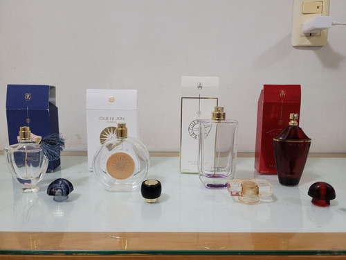 Lote Frascos Vacios Guerlain Samsara Varios Caja Colección 