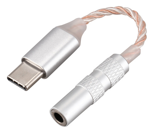 Cable Adaptador De Audio Dac De Chip Digital -c A 3.5 Bits D