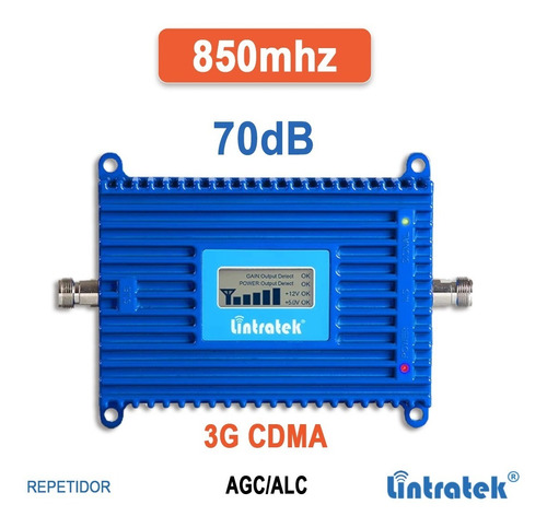 Repetidor Sinal Celular 850mhz 3g 70db Voz E Dados