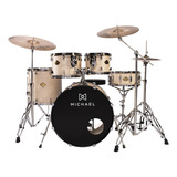 Bateria Michael Acústica Legacy Dml420 Warn Royal Blanc