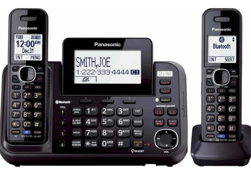 Panasonic Kxtg9542 Telefono De 2 Lineas Con Sistema Digital 