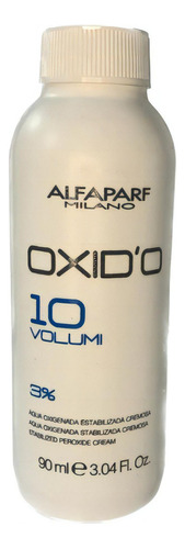 Revelador Alfaparf  Oxid'o Água Oxigenada Cremosa Tom 3% 10vol