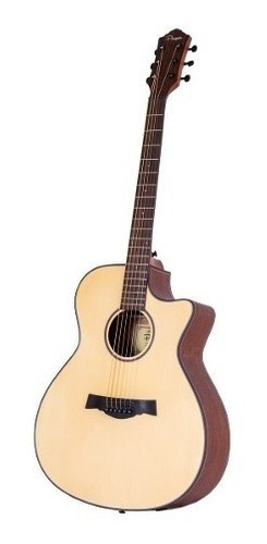 Guitarra Electroacustica C/funda Parquer Gac320mfeq