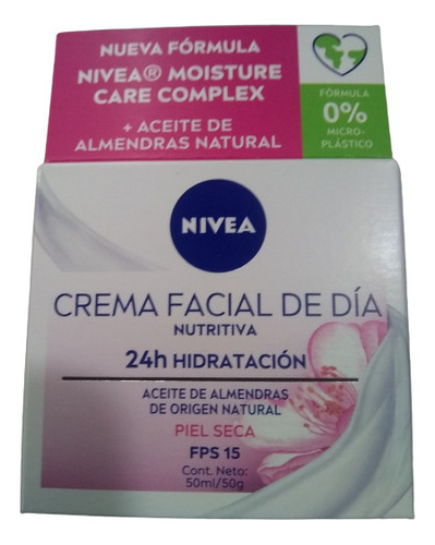 Crema Facial Nivea Hidratante De Día Piel Seca Fps 15 50 Ml