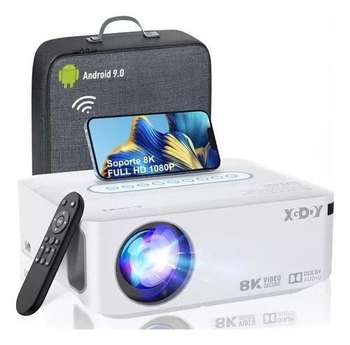 Proyector Xgody Led Android Wifi Fullhd 1080p 12000lumens 8k