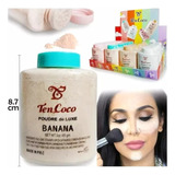 Polvo Fijador De Maquillaje Banana Sellador Traslúcido Polvo