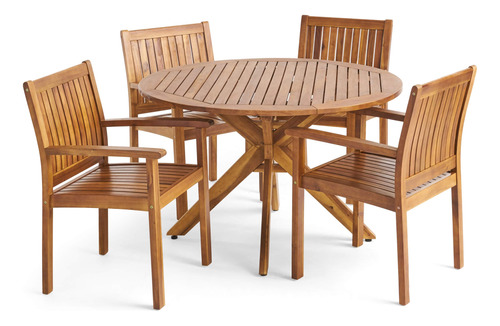 Christopher Knight Home Kally Outdoor - Juego De Comedor De.