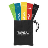 Kit 5 Bandas Ligas Cortas Entrenamiento Crossfit Gym Tayga