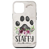 Funda Para iPhone 12 Mini Staffordshire Bull Terrier Dog -02