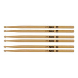 Kit 3 Pares Baqueta Pro Fire Spanking 2b Ponta De Madeira