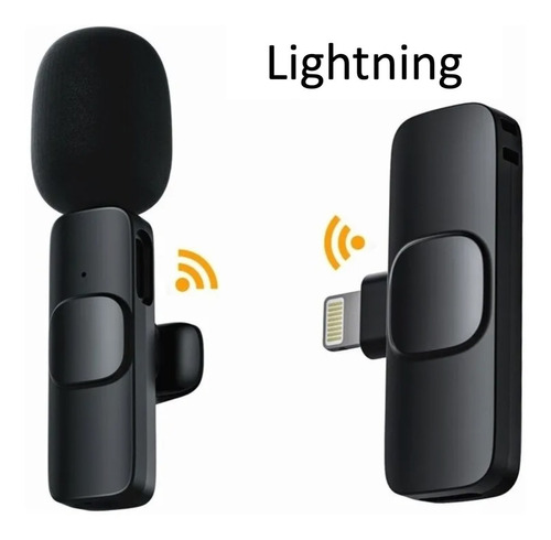 Microfone De Lapela Para Celular Profissional Bluetooth Usbc