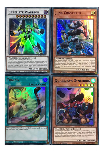 Set Lote Brillante Synchron Sincro Yu-gi-oh! Original Konami