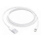 Cable Usb 2.0 Apple A1703 Blanco Con Entrada Usb Salida Lightning
