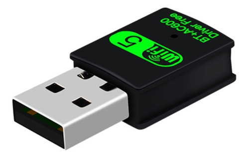 Adaptador Para Pc Usb 2x1 Receptor 600mb 5g Wifi E Bluetooth