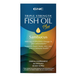 Gnc | Triple Strength Fish Oil Plus Sambucus | 60 Softgels