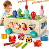 Juguete Didáctico Montessori De Madera Para Niños 1 A 6 Años