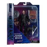 Figura De John Wick En Traje Negro! Nuevo Deluxe Version