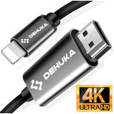 Dehuka Cable Hdmi Full Hd 4k Compatible Con Celular iPhone Tv Proyector Monitor 