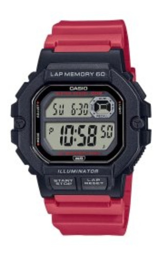 Reloj Casio Ws-1400h Digital Lap Memory 60 Wr 100 M