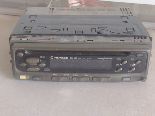 Auto Rádio Cd Player Pioneer Deh-425 Para Restauração Retro