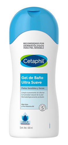 Cetaphil Gel De Baño Corporal Ultra Suave Pieles Sensibles