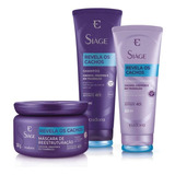 Kit Siàge Cachos Shampoo + Condicionador + Máscara Eudora