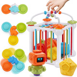 Juguetes Montessori Para Ninos Y Ninas De 1 A 2 Anos, Cubo D