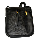 Bolso Cruzar Carriel Cartera Expansion Nacional Le Sak Negro