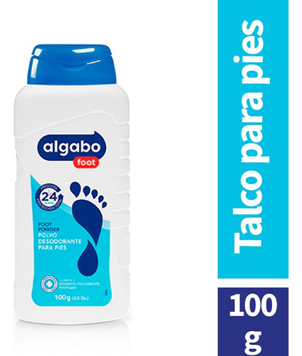 Pack X 6 Algabo Desodorante En Polvo Para Pies 100 Gr 