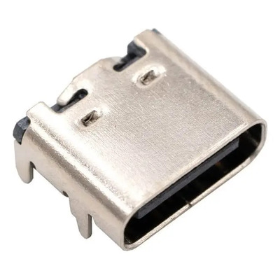 5 Pz Conector Usb Tipo C Smd De 16 Pines Type-c-31-m-12 Color Plateado | MercadoLibre