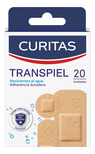 Curitas Transpiel Surtidas 20 Piezas