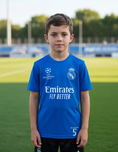 Playera Niños Jude Bellingham Real Madrid Dry Fit Kids | Envío gratis
