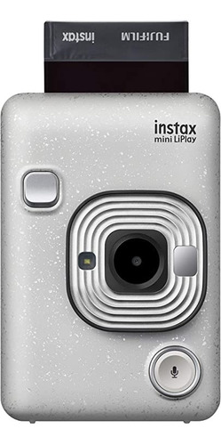 Instax Mini Liplay Compacta Color Stone White