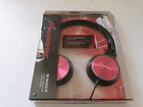 Audifonos Pionner Dj Se Mj532 R Rojo