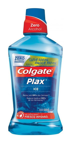 Enxaguatório Bucal Colgate Plax Ice 500ml