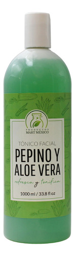 Tónico Facial Agua De Pepino & Aloe Vera (1 Litro) Tipo De Piel Todo Tipo De Piel