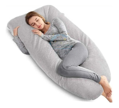 Almohada Embarazo Lactancia Jumbo Comoda Suave Y Relajante