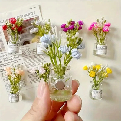 Imanes Decorativos Mini Florero Luminoso Para Refrigerador Multicolor | Envío gratis