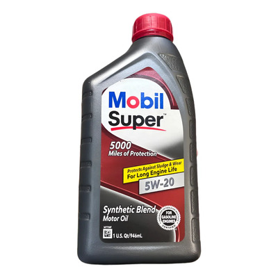 Aceite Mobil Super 5w-20 Blen Para Carro\u002Fcamioneta Bote946ml | MercadoLibre