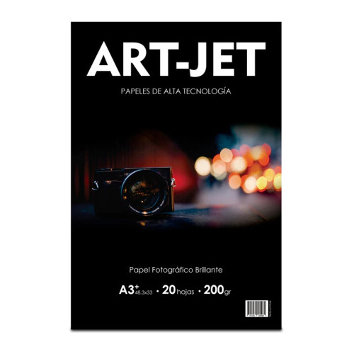 Papel Fotográfico Brillante - Art-jet® A3+ 200g 20 Hojas