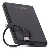 Case Para Hd Notebook Sata 2.5 Ssd Usb 3.0 Pc Ps4 Xbox Tv 
